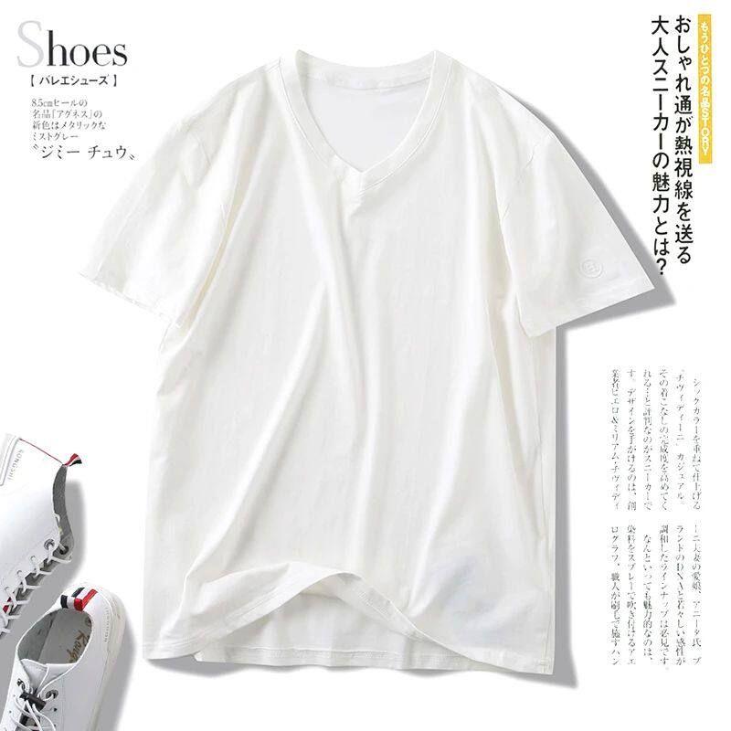 Black Technology DuPont Solona Cool Feeling T-Shirt Men's Short Sleeve Pure Cotton Summer Ice Feeling Clothes Export Men's T-shirt