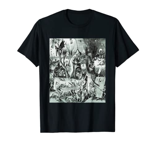 The Seven Deadly Sins by Pieter Bruegel T-shirt