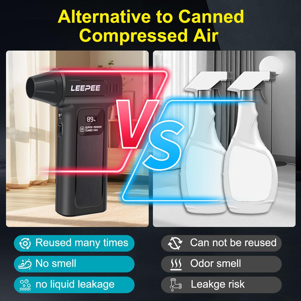 M9 Car Accessories Cleaning Blower Tools Violent Hair Dryer Electric Air Duster 2025 New Blowing Snow Turbo Jet Fan 150000RPM