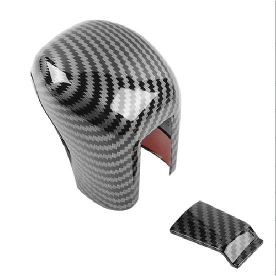 ABS Carbon Fiber Car Gear Shift Knob Cover Trim For Honda Civic Sedan 2016-