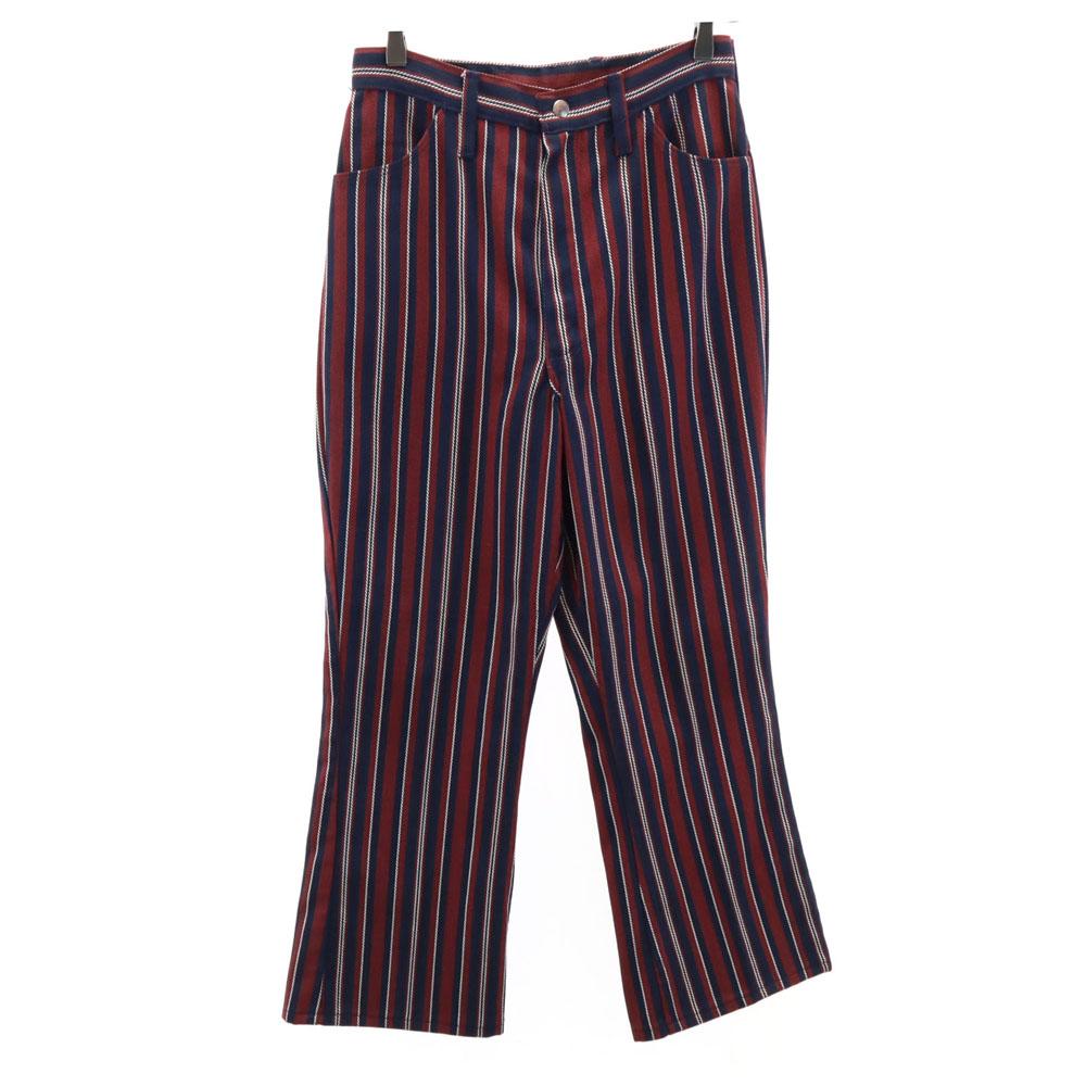 Wrangler 70s Vintage Made in USA Striped Pattern Flare pants 14 Boot cut Men's Used