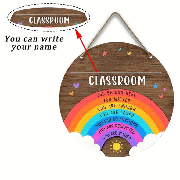 Welcome Sign for Classroom Welcome to Our Classroom Door Sign Decorations Back to School Door Hanger Teacher Supplies