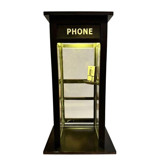 Vintage Phone Booth Ambient Lamp Retro Tall Telephone Booth Night