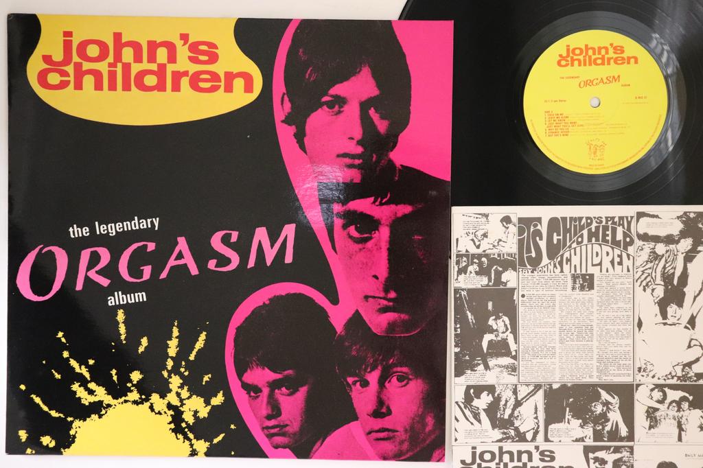 LP Record JOHNS CHILDREN  Legendary Orgasm Album BRED31 CHERRY RED 1982 UK Rock Used
