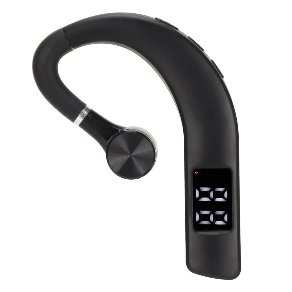 Bluetooth Headset IPX5 Waterproof Handsfree Noise Cancelling Single Ear Bluetooth Earphone for Running Driving Business