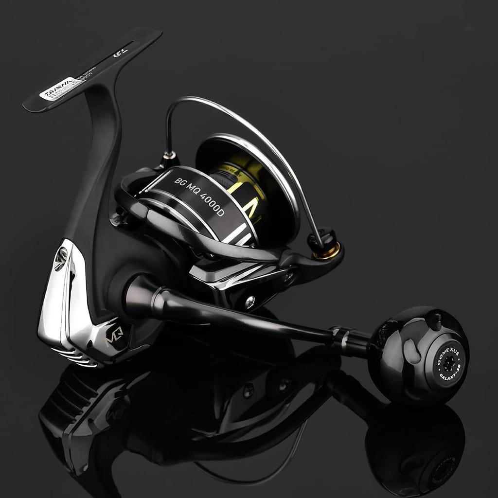 Gomexus T35 Reel Handle Knob Titanium Daiwa Type S Shimano Type A Twin Power Regalis Vanquish Handle Replacement 35mm Knob Compatible with Spinning