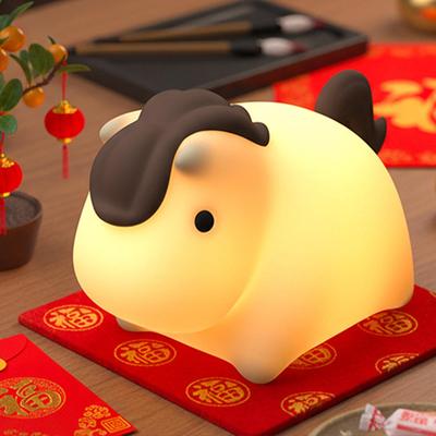 Animal Night Lights Horse-shaped Dimmable Touch Control Rechargeable Nightlight For Kids For Bedside Kitchens Bedrooms Nursery