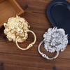 Lion Head Pull Door Handles Gold/Silver Zinc Alloy Front Door Knocker Metal Door Pulls Handles Decor Hardware