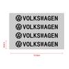 Fashion Car Door Handle Stickers Tire Rear View Mirror Decals For Volkswagen VW GTI Rline R Polo Golf MK8 Passat Magotan Tiguan