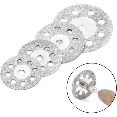 10Pcs/1Set New 22mm Diamond Cutting Discs With Hole Metal Circle Cutting Off Piece Sharp With 3mm Mandrel Electric Saw Blade