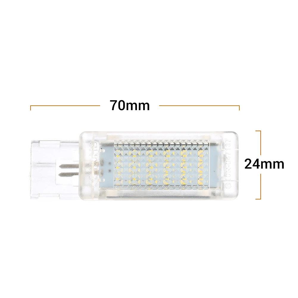 1/2X 12v Car white LED Footwell Light Glove box Trunk Light For VW Golf Polo Passat Tiguan Jetta Caddy UP T5 T6 Touareg Scirocco