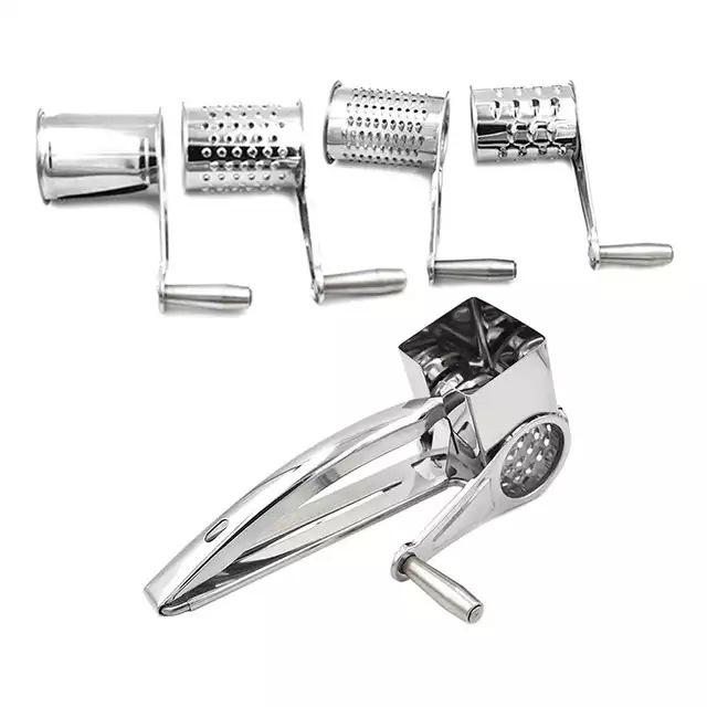 Multi-Purpose Hand-Crank Vegetable & Cheese Shredder