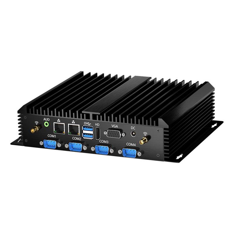 High-Temperature Resistant Core I7 Fanless Industrial Control All-in-One Mini PC with Dustproof Design