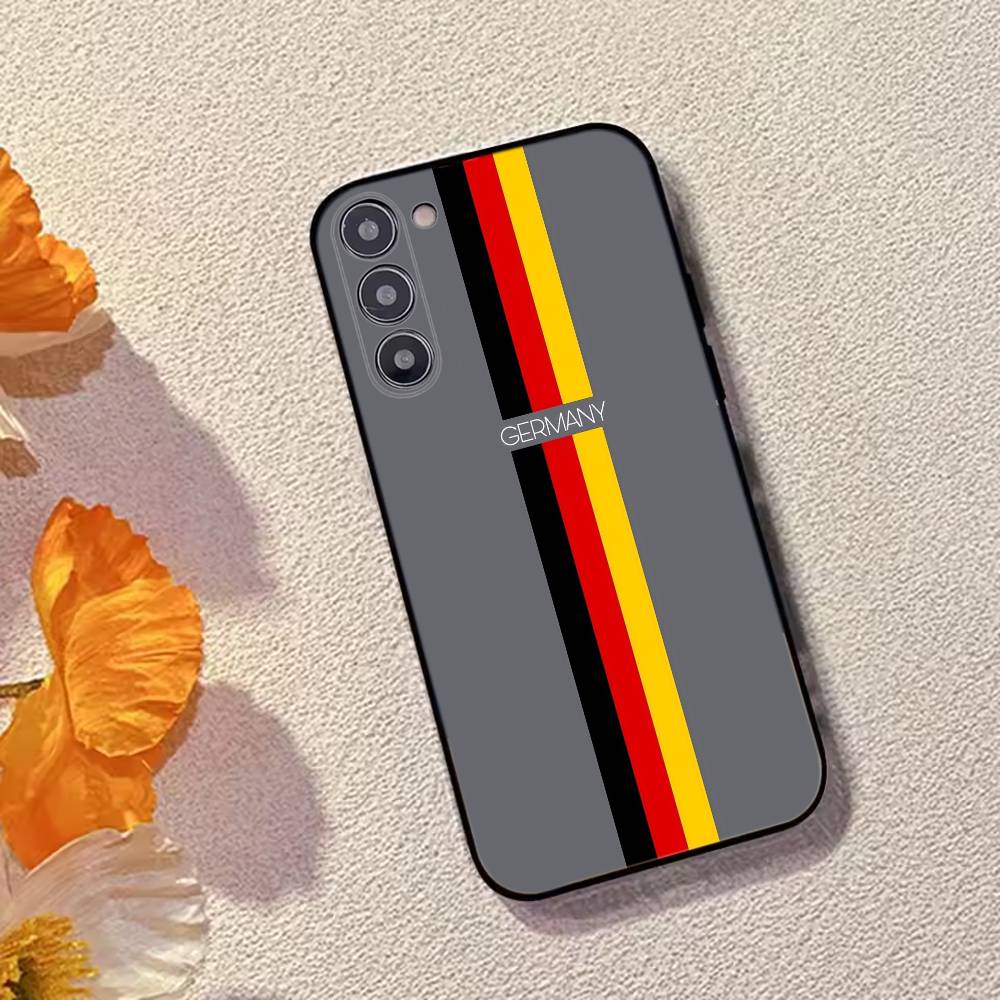 

Soccer Support G-Germany Phone Case For Samsung Galaxy A73,A72,A71,A70,A53,A52,A51,Others Soft Black Cover Samsung a73 5g