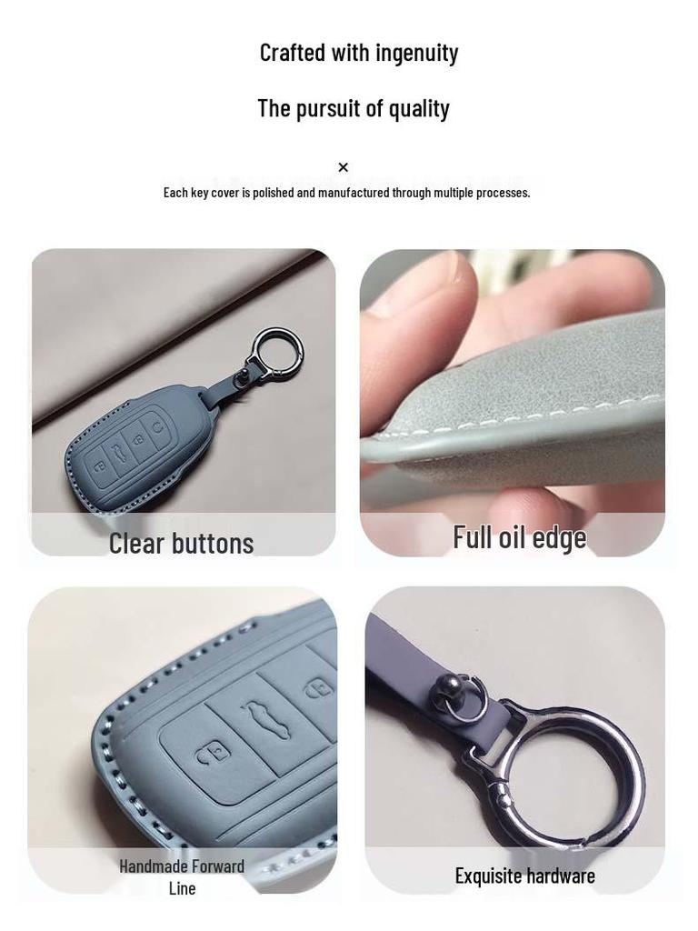 Chery Tiggo 8 Plus/8 Pro/7 Plus Kunpeng Arrizo Key Shell Case with Buckle Chain