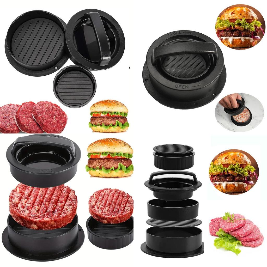 Vielseitiges Kunststoff-Rundes Burger-Presswerkzeug zur Herstellung perfekter Patties und Reisbällchen