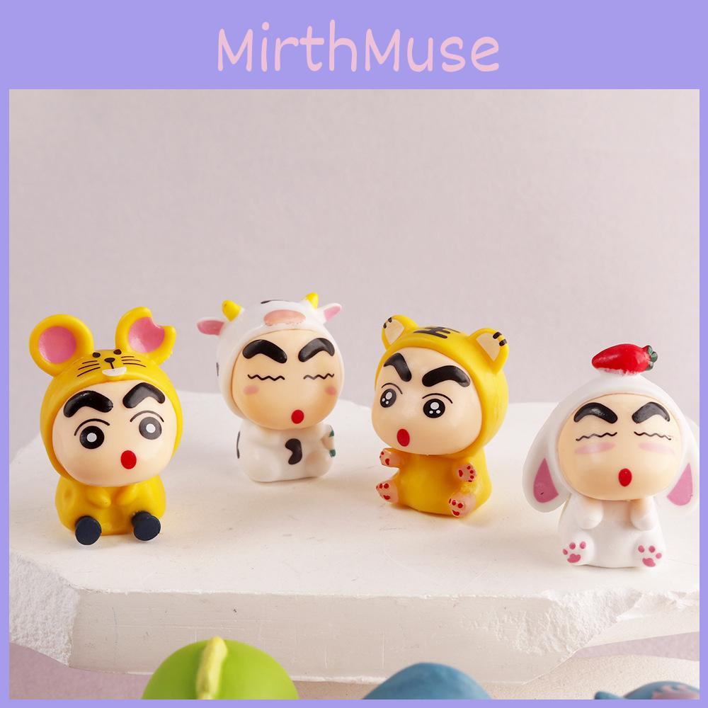 Crayon Shin Chan 12 Zodiac Animal Figurines Pvc Collectibles For Home And Office