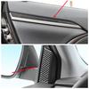 Carbon Fiber Car A-Pillar Inner Door Decorative Sticker Trim Strips For Toyota Highlander 15-18 Car Styling Interior