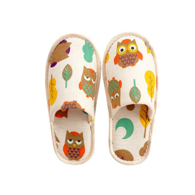 Экологичные моющиеся мультяшные детские дорожные тапочки