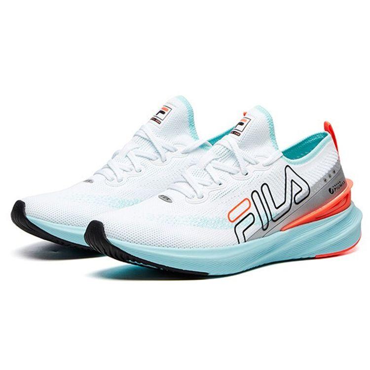 FILA Athletics Comfortable Fabric Low-Top Casual Running Shoes Women sneaker White Blue A12W112202FFW