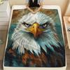 Eagles  Print Flannel Blanket, High Quality Comfortable for All Seasons, Home Decor, Warmth and Comfort