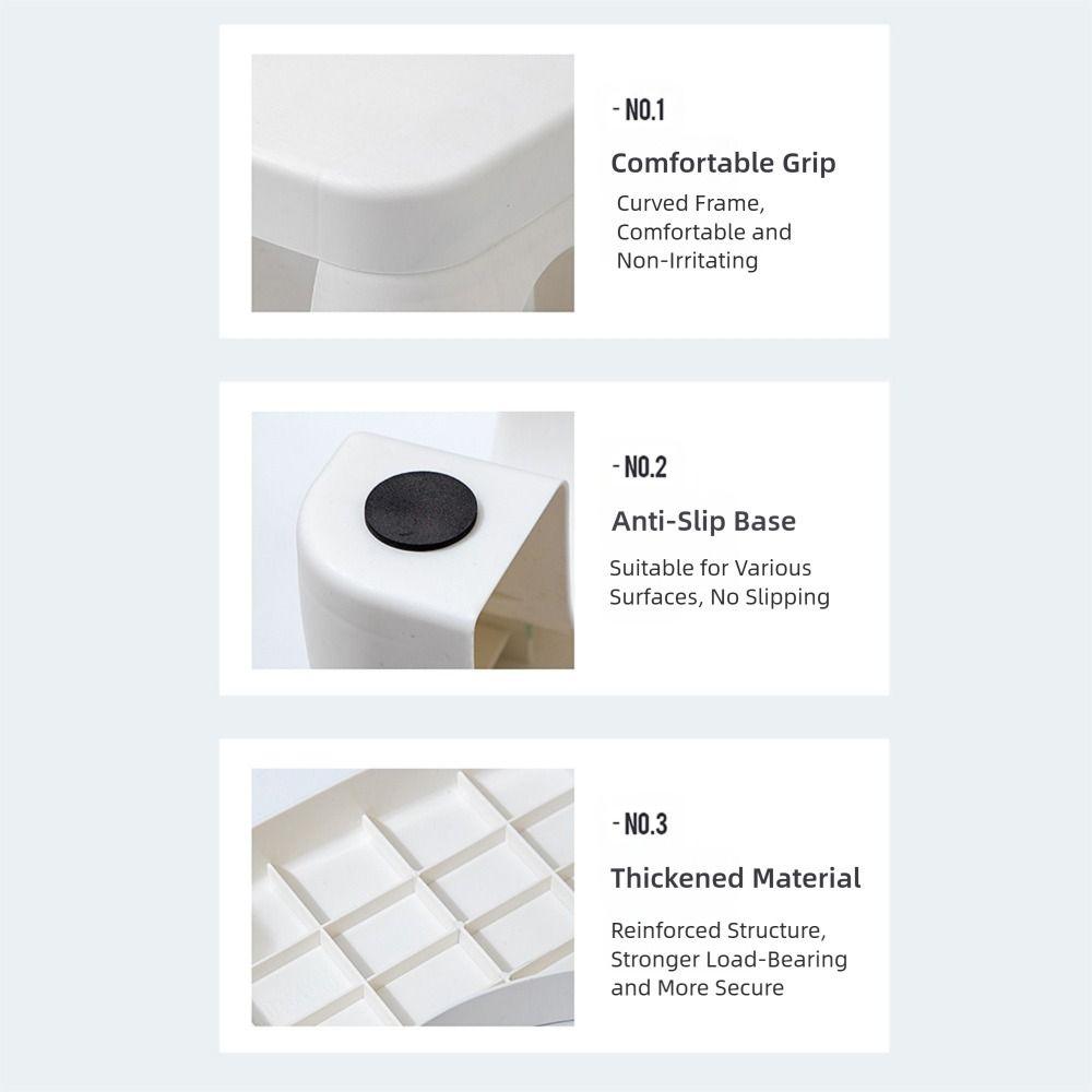 Footrest Toilet Seat Stool White Foot Stool High Quality Foot Resting Stool Bathroom
