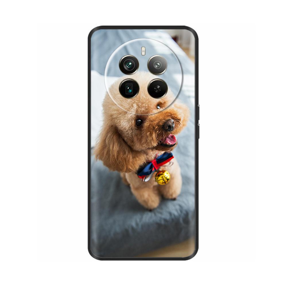 Silicone Phone Case for Realme 12 Pro Plus Soft Black Back Cover for Realme 12 Pro + Realme12 Funda Protective Shell Cases Coque