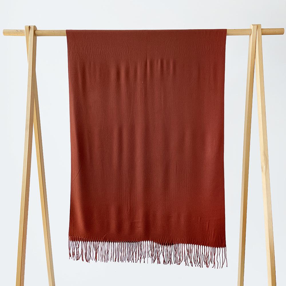Multi-color imitation cashmere shawl scarf high-end fashion order versatile warm scarf women