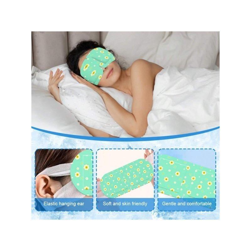 Cold Eye Mask Hydrogel Cold Compress Eye Mask Disposable Ice Patch Cold Soothing Eye Shade Breathable Sleep Mask Cold Compress Eye Mask