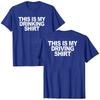 This Is My Drinking Shirt and Driving Shirts Funny Quotes TShirt Letters Printed Sayings Graphic Tee Tops Short Sleeve Blouses