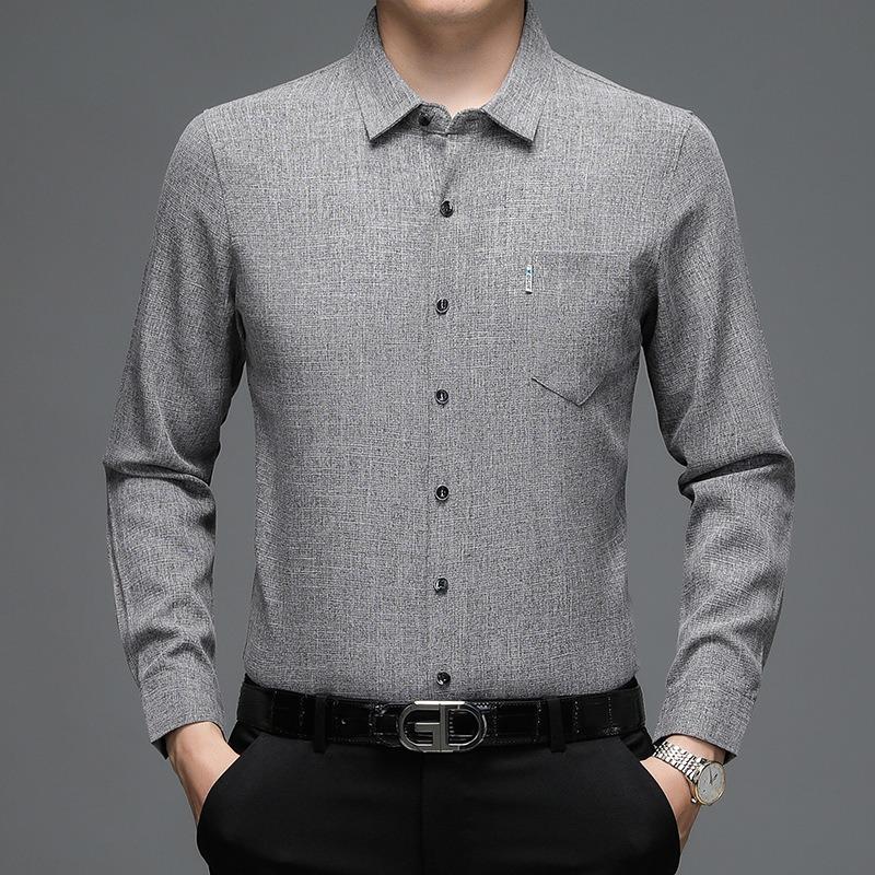 Men's Long Sleeve Shirt Business Casual Men's Shirt