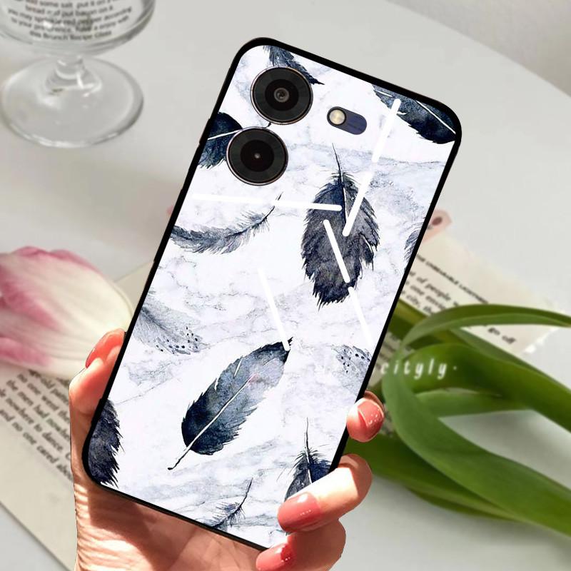 Für Tecno Pova 5 Pro 5G Hülle Pova5 4G Weiches Silikon TPU Handy Rückseite Für Tecno Pova Neo 3 Stoßfester Bumper LH6n Cartoon