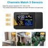 Digital Alarm Clock Temperature Hygrometer Weather Station Clock Forecast Projector Clok Digital Temperature Humidity Meter