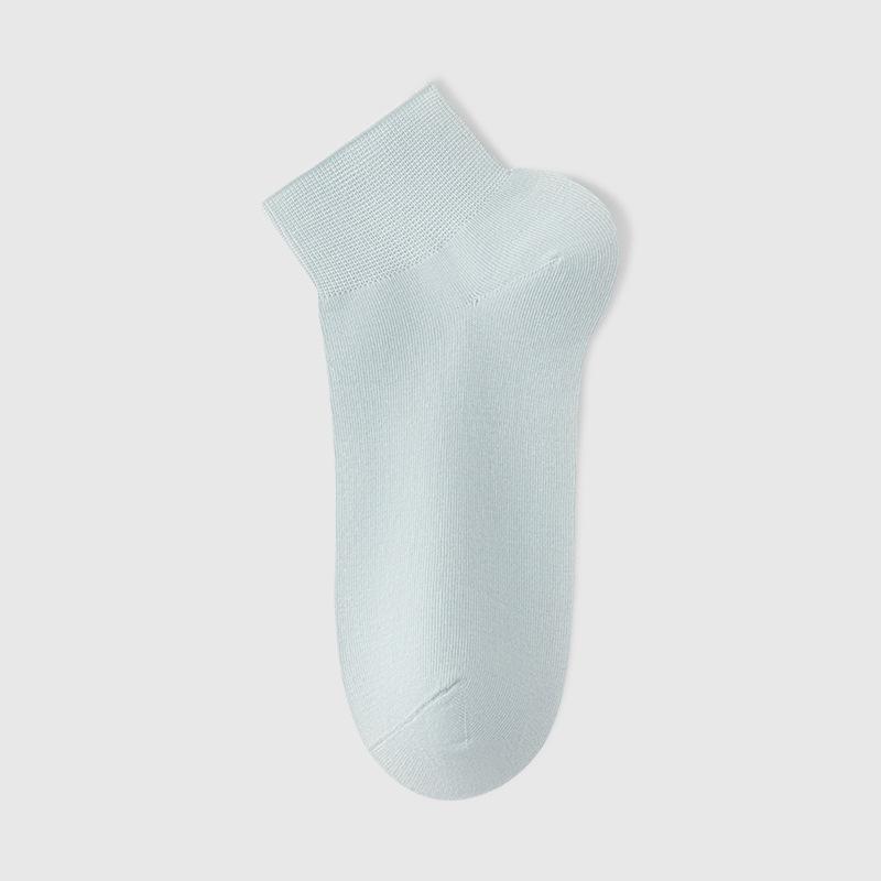 Ladies' Short Socks, Summer Thin, Pure Cotton, Breathable, Deodorizing, Antibacterial, Boneless, White Boat Socks for Postpartum Confinement In Summer