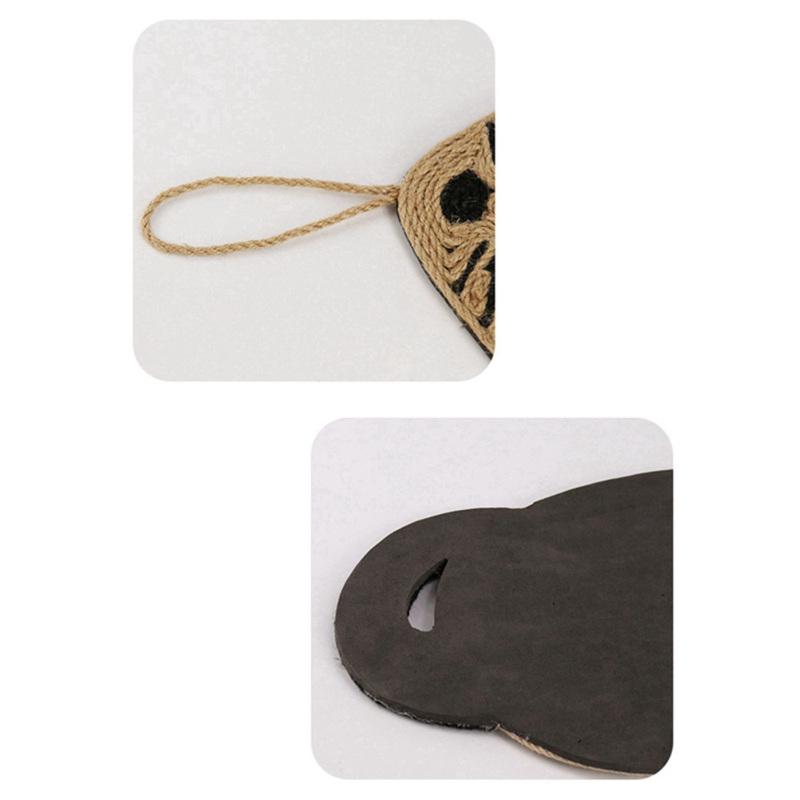 Covoraș pentru zgârieturi în formă de șoarece amuzant Antrenament anti zgârieturi Tampă sisal Interacțiune Protecție mobilier