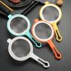 Stainless Steel Fine Mesh Strainer Plastic Handle Colanders Kitchen Accessories Flour Sifter  Tea