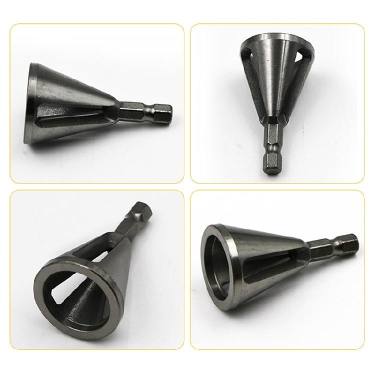 2Pcs Deburring External Chamfering Tool External Drill Steel Burr Removal Bit Quickly Repair Damaged Bolt Screw