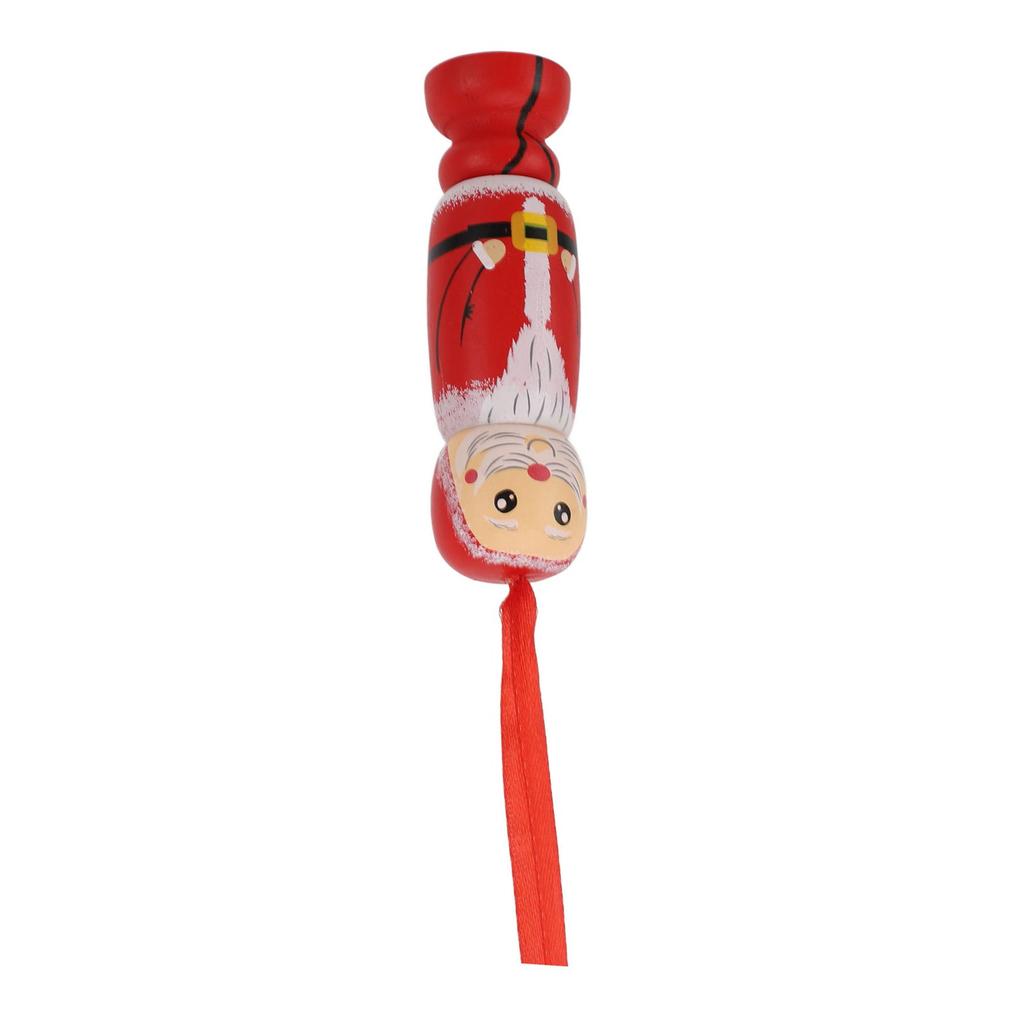 Father Christmas Ornament Funny Drawer Design Wooden Craft Christmas Tree Decoration for Bookshelf