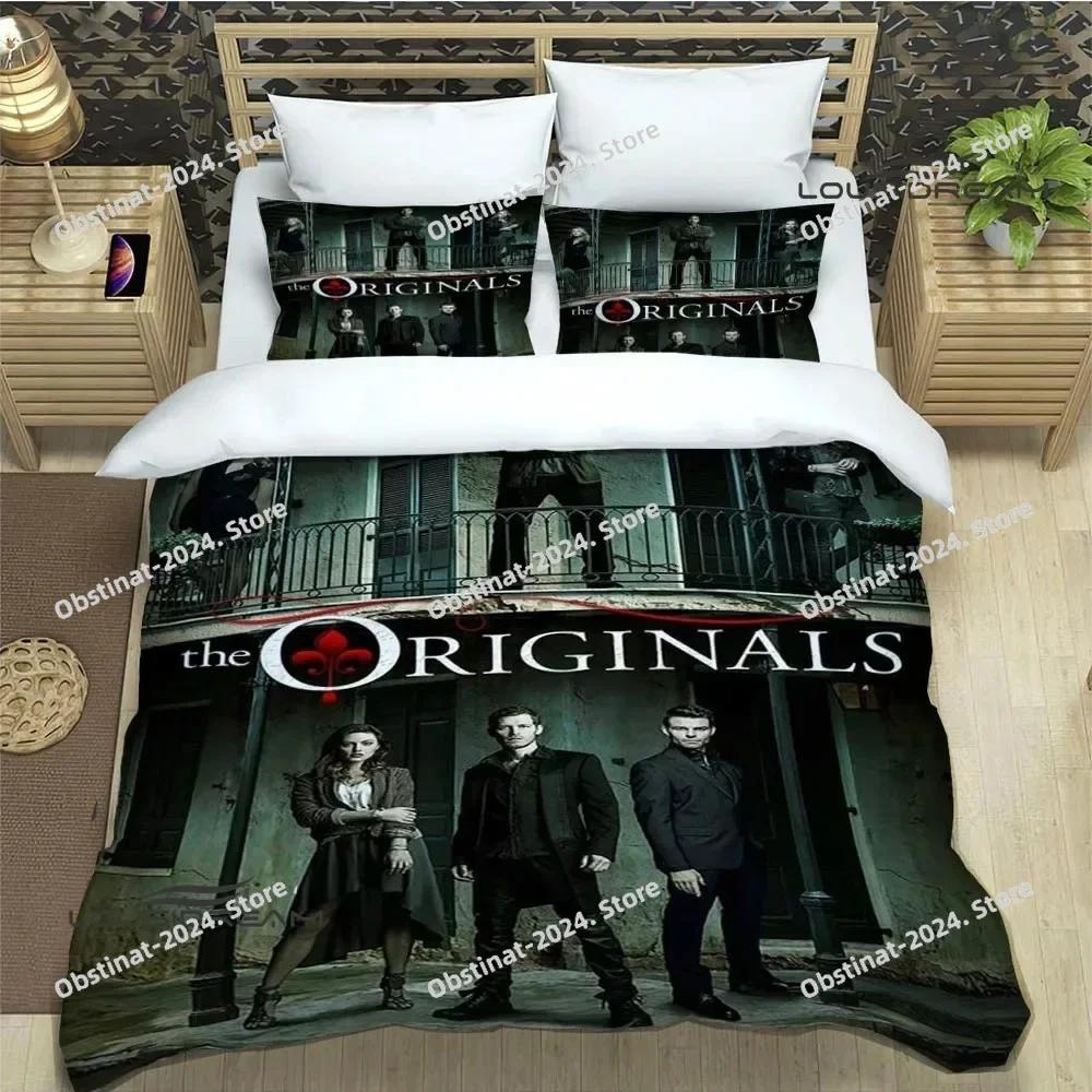 The originals Klaus Mikaelson Beding Set Printed Bed Linen Set With Pilowcase Soft Duvet Cover Soft Single Double Quen Super King-Sized Dimensionsd