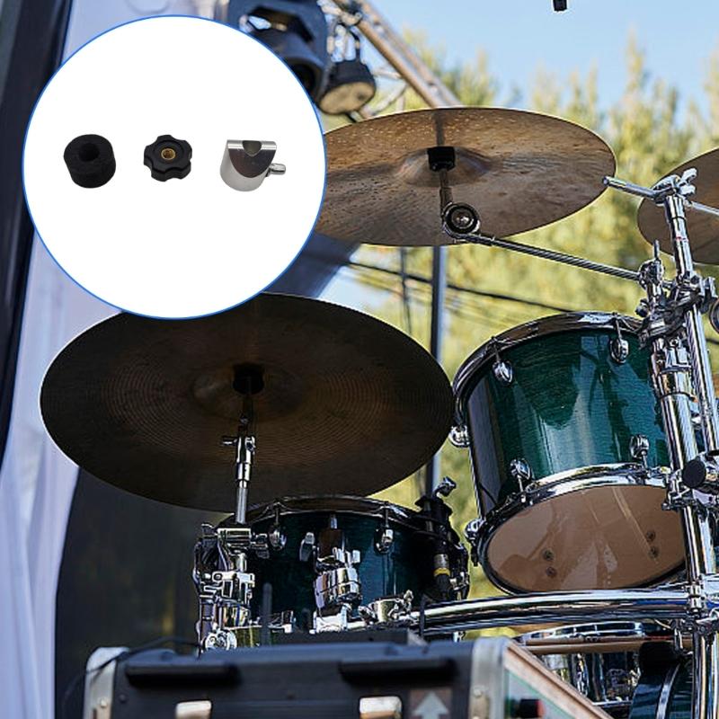 Elektronische Schlagzeugbeckenständer-Halterungen Höhen- und Winkelverstellbar Schnellspanner Schlagzeug-Hardware-System für Übungs-Auftritte