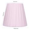6PCS Fabric Modern Simple Lampshade Lightweight Wall Lamp Shade  Crystal Chandelier