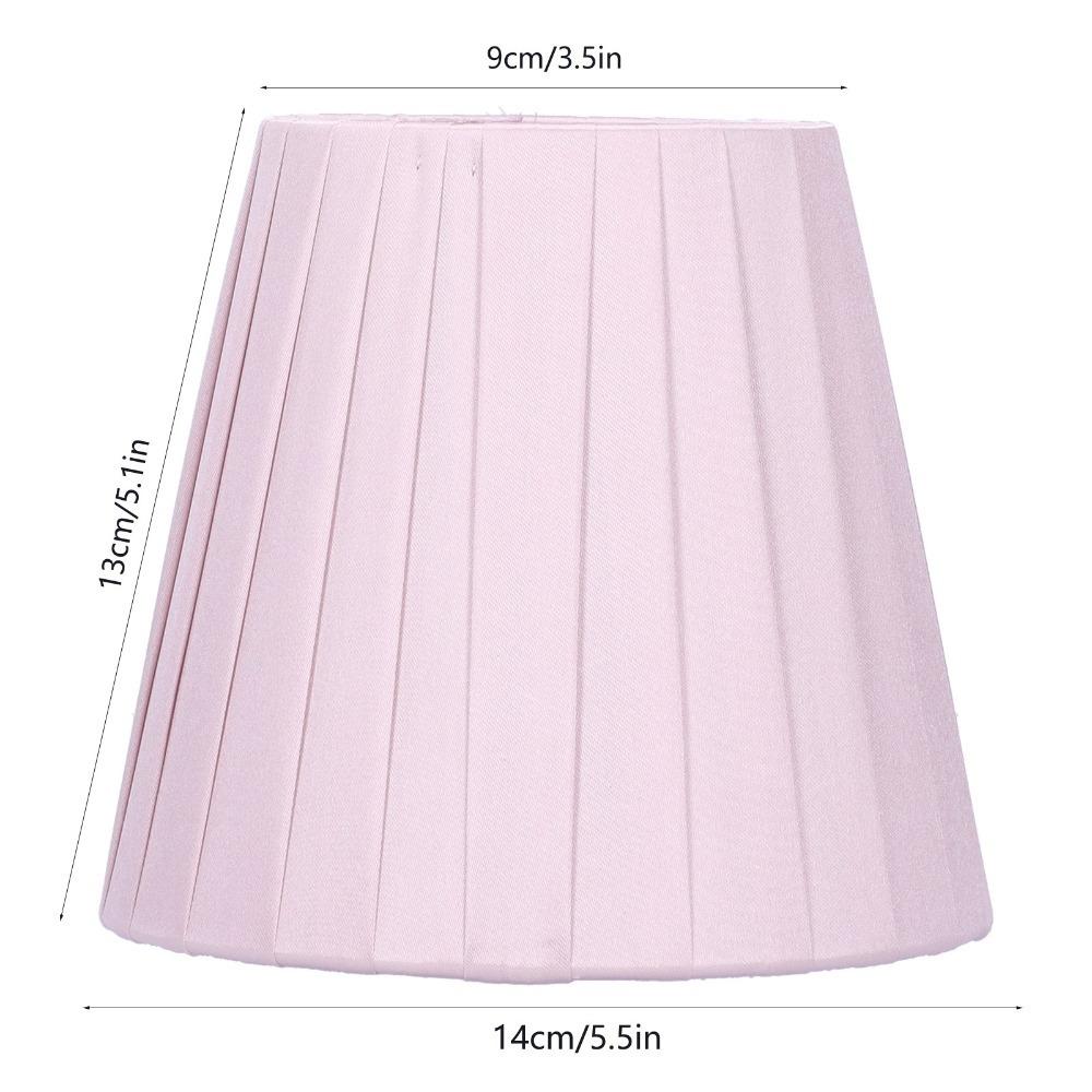 6PCS Fabric Modern Simple Lampshade Lightweight Wall Lamp Shade  Crystal Chandelier