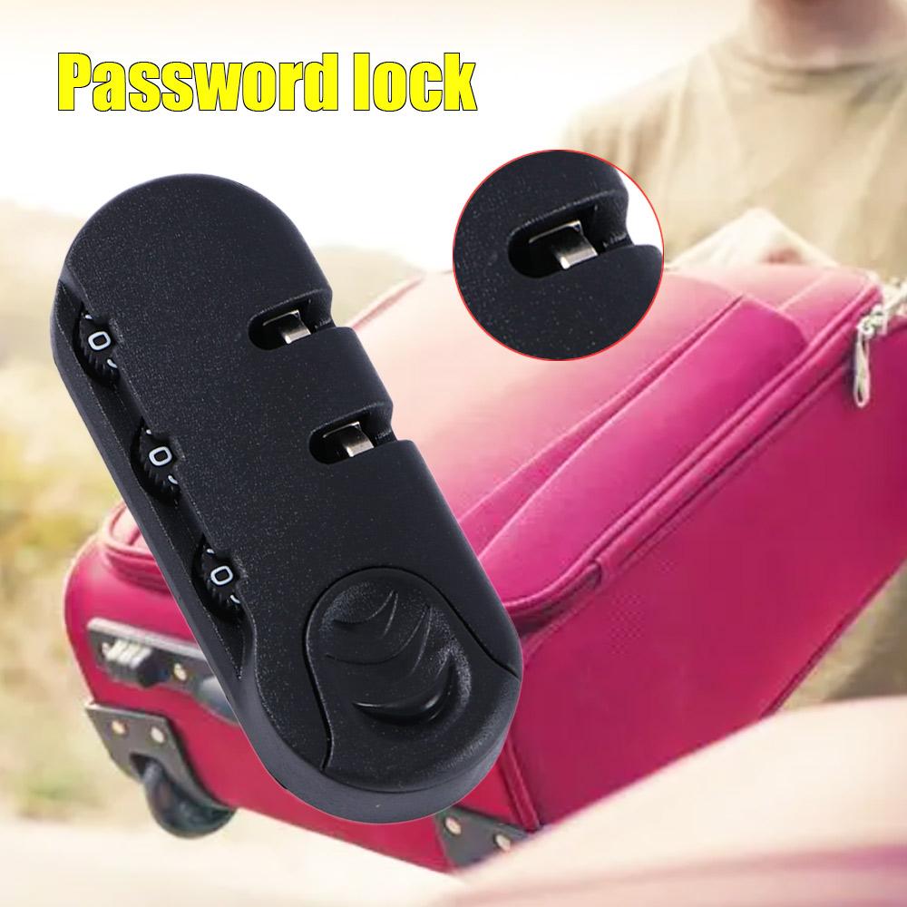 Pull Chain Fixed Lock Bag Accessories Locks Code Lock Combination Padlock Luggage Suitcase Lock