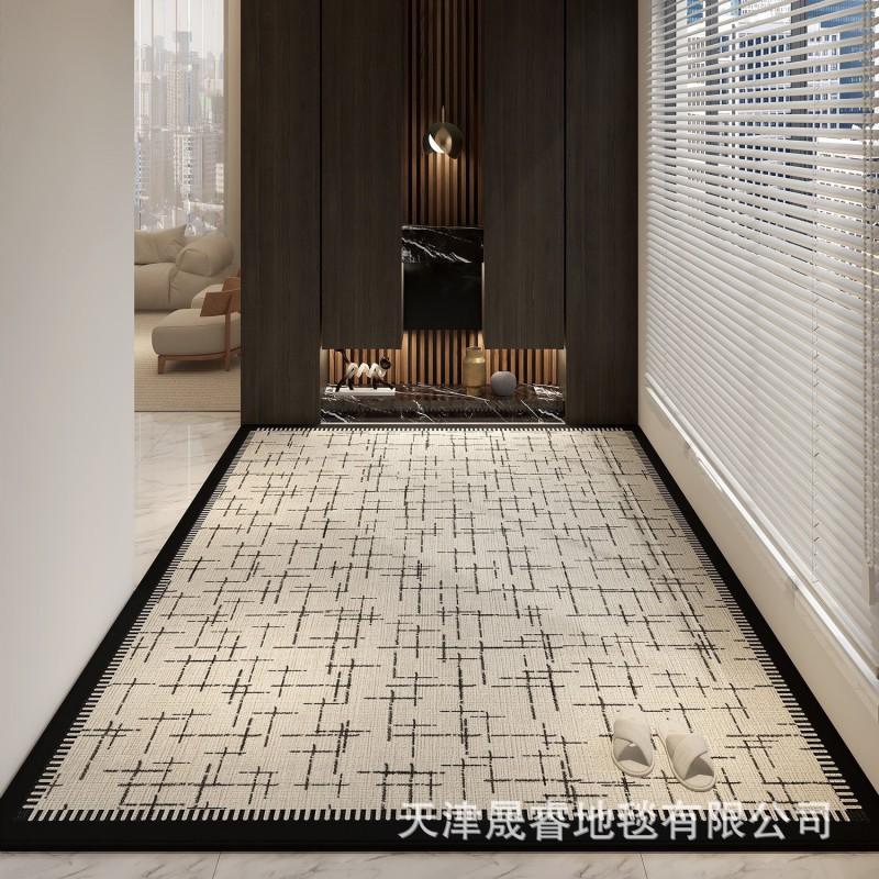Modern Minimalist Entrance Door Mat Hallway Non-Slip Thick Floor Rug Easy Clean Nordic Style Multiple Sizes Colors