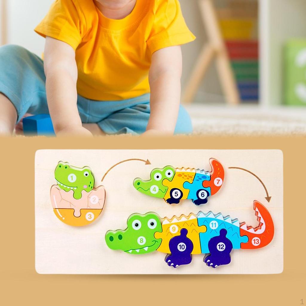 Tierlebenszyklus Puzzle Motorik Puzzlebrett Kreativität Vorstellungskraft für Kleinkind Vorschule
