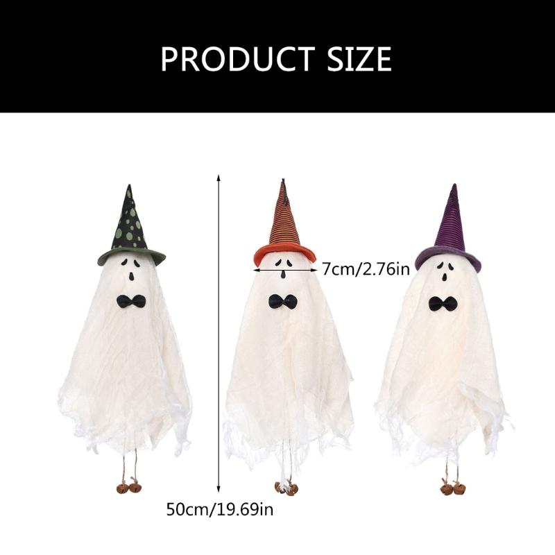 Geist Halloween Windspiele Anhänger Dekorationen Türhänger Ornament Anhänger Halloween Party Zubehör