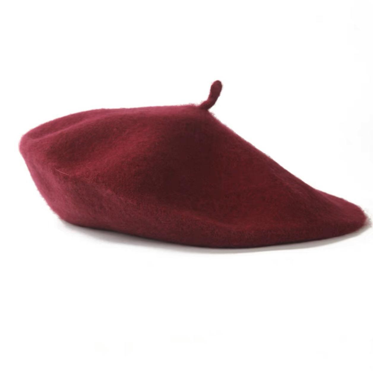Baret Retro Britse Wol Gebreide Schildershoed Volwassene Herfst/Winter Warme Hoed One Size