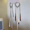 2024 Light Luxury Tassel Earrings: High-End Niche Design for Women
