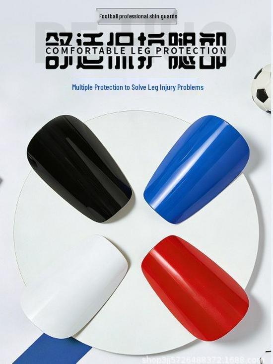 Mini Master Thickened Football Shin Guards for Adults/Youth M синий