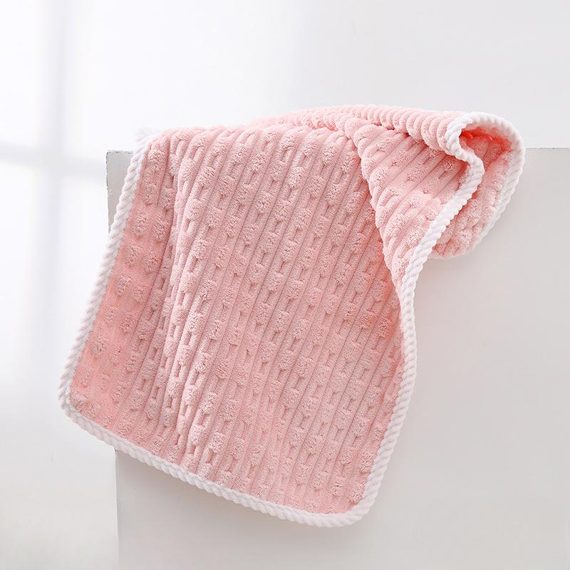 Summer Thin Coral Fluff Towel Home Face Towel Soft and Moisture-wicking Facial Towel Not Easy To Shed Durable Durable